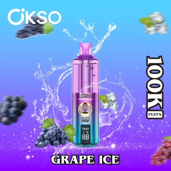 OKSO Tornado 100k Puffs 100000 Wiederaufladbarer Einweg-Vape-Stift Kostenloser Versand