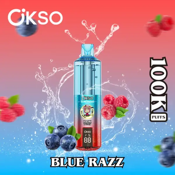 OKSO Tornado 100k Puffs 100000 Wiederaufladbarer Einweg-Vape-Stift Kostenloser Versand