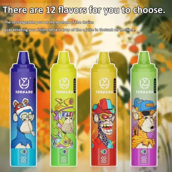UZY Tornado 20000 Puffs Einweg Vape Großhandel EU Lager