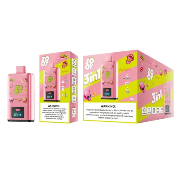 Zooy 150K Puffs 150000 Dreifach Geschmacksrichtungen Einweg Vape 3 In 1 Großhandel EU Lager