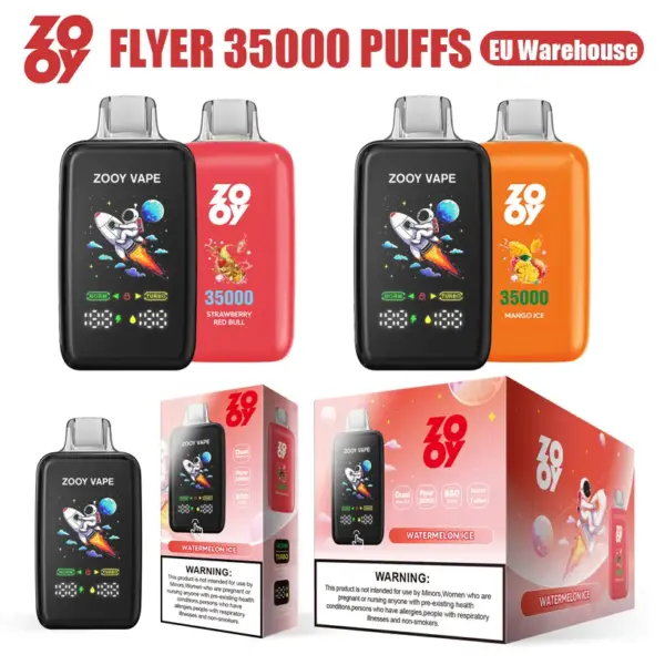 ZOOY FLYER 35K Puffs 35000 Einweg Vape Großhandel EU Lager