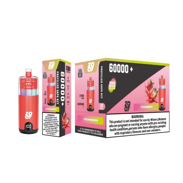 ZOOY Mega 60K Puffs 60000 DTL Shisha Einweg E Zigarette Großhandel EU Lager