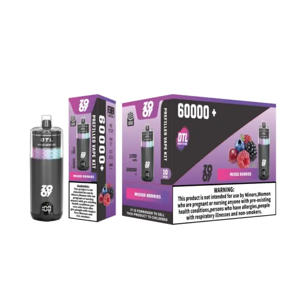 ZOOY Mega 60K Puffs 60000 DTL Shisha Einweg E Zigarette Großhandel EU Lager