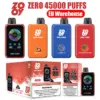 ZOOY ZERO 45K Puffs 45000 Nikotin Und Ice Kontrolle Einweg Vape Großhandel EU Lager