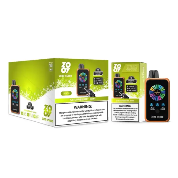 ZOOY ZERO 45K Puffs 45000 Nikotin Und Ice Kontrolle Einweg Vape Großhandel EU Lager