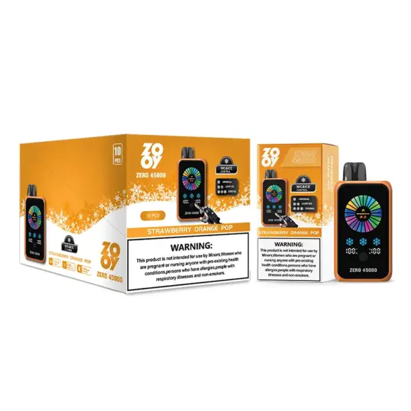 ZOOY ZERO 45K Puffs 45000 Nikotin Und Ice Kontrolle Einweg Vape Großhandel EU Lager