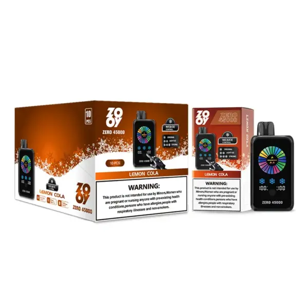 ZOOY ZERO 45K Puffs 45000 Nikotin Und Ice Kontrolle Einweg Vape Großhandel EU Lager