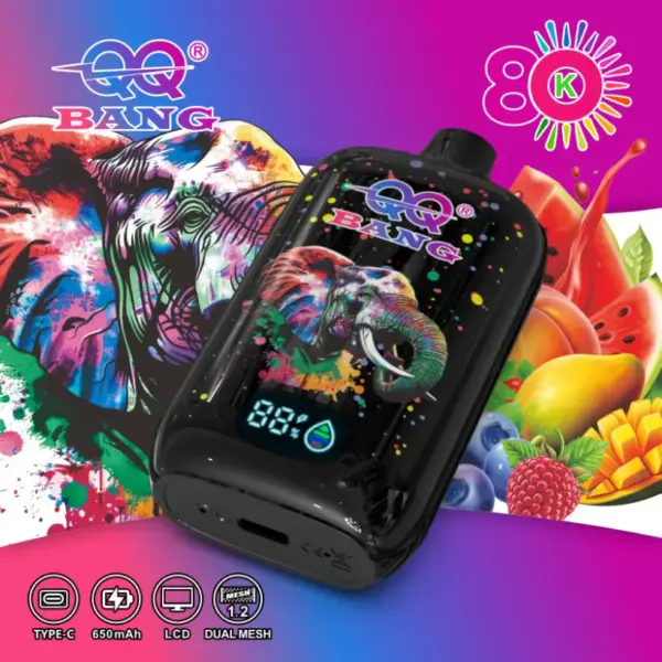 QQ Bang 80000 Züge 80K Wiederaufladbarer Einweg Vape Pen Kostenloser Versand
