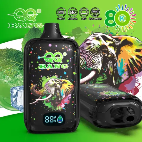 QQ Bang 80000 Züge 80K Wiederaufladbarer Einweg Vape Pen Kostenloser Versand