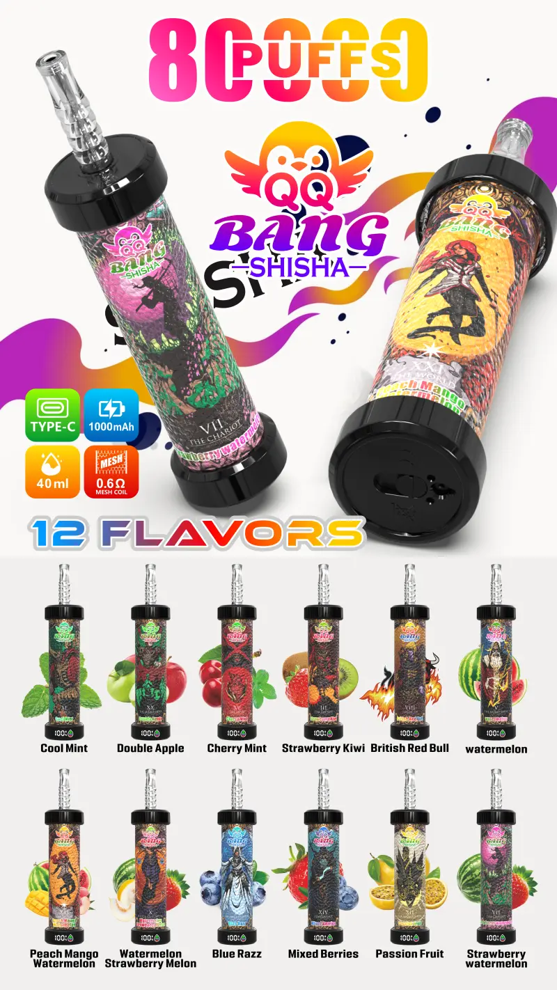 QQ Bang Shisha 80000 Züge Bester Einweg Vape Kostenloser Versand