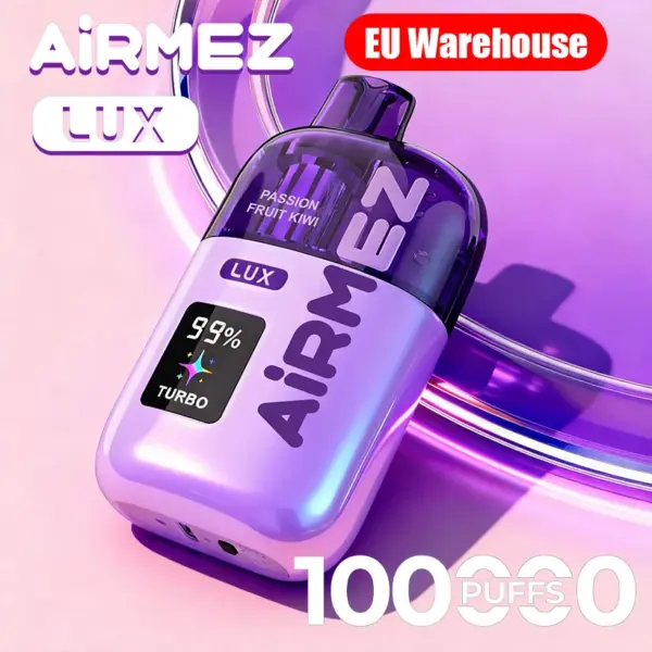Airmez Lux 100K Züge Crystal Einweg Vape EU Lager Lieferung In 3-7 Tagen