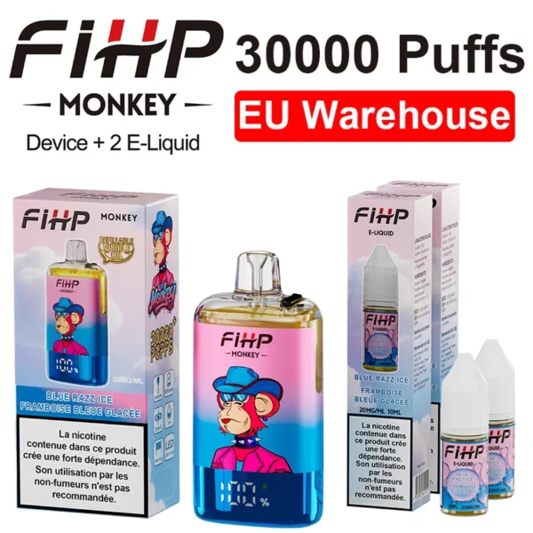 FIHP 30k Züge 30000 Monkey Refillable E Liquid