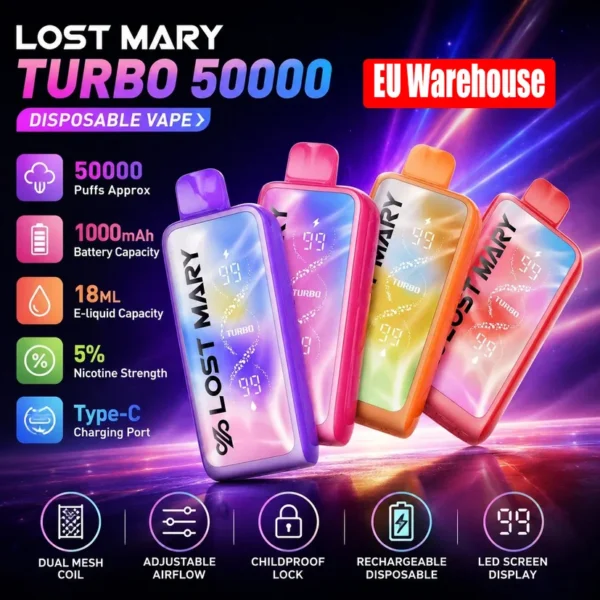 Lost Mary 50000 Züge MT 50K Turbo