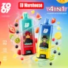 ZOOY 200K Züge Puffs 4 in 1 Einweg E-Zigarette Vape