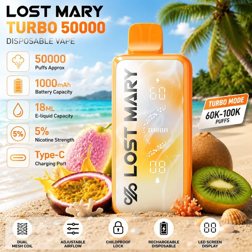 Lost Mary 50000 Züge MT 50K Turbo