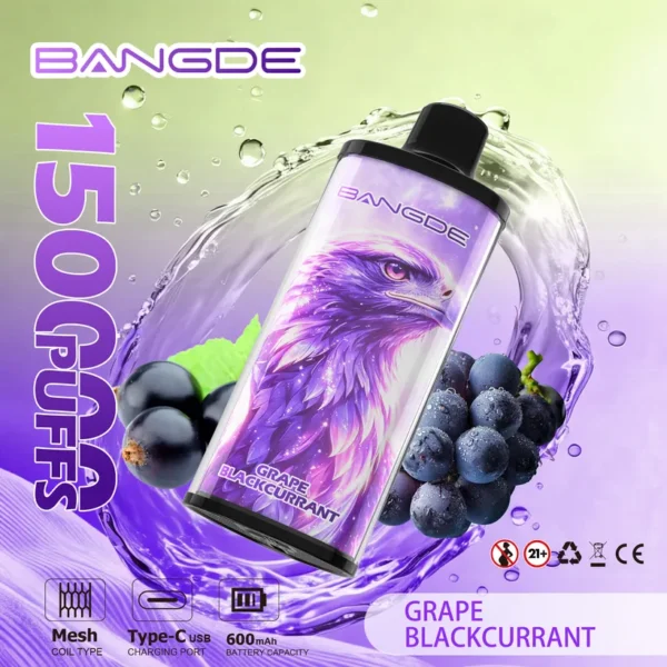 Bang DE 150k Züge 150000 Puffs Crystal Einweg E-Zigarette Vape