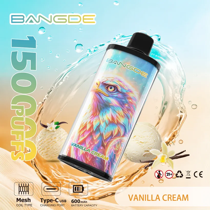 Bang DE 150k Züge 150000 Puffs Crystal Einweg E-Zigarette Vape