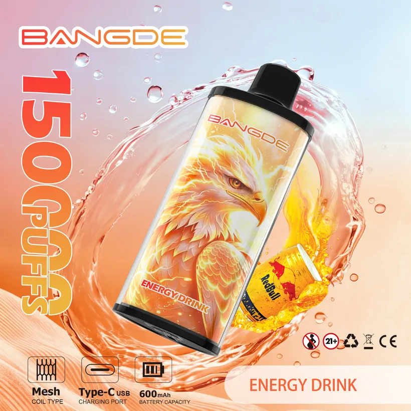 Bang DE 150k Züge 150000 Puffs Crystal Einweg E-Zigarette Vape