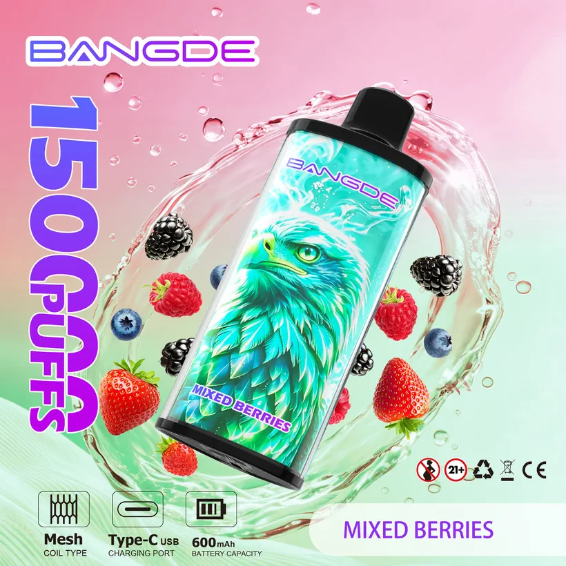 Bang DE 150k Züge 150000 Puffs Crystal Einweg E-Zigarette Vape