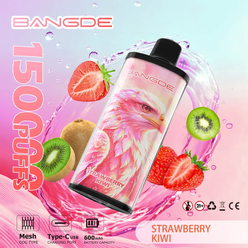 Bang DE 150k Züge 150000 Puffs Crystal Einweg E-Zigarette Vape