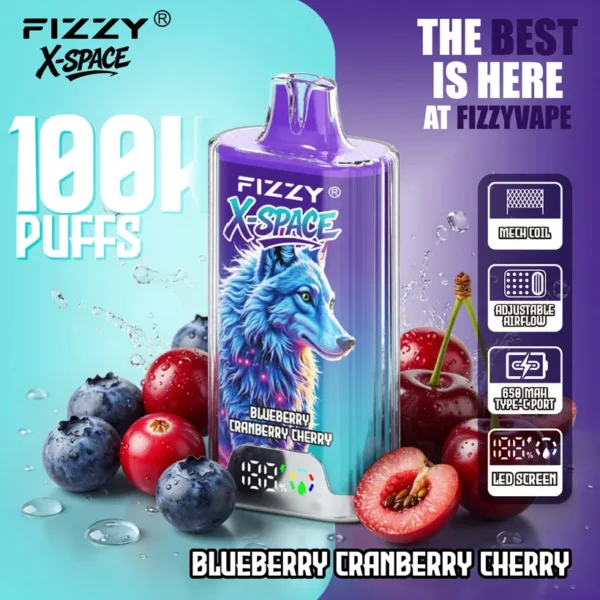 Fizzy 100K Züge X-Space Crystal Nikotinsalz