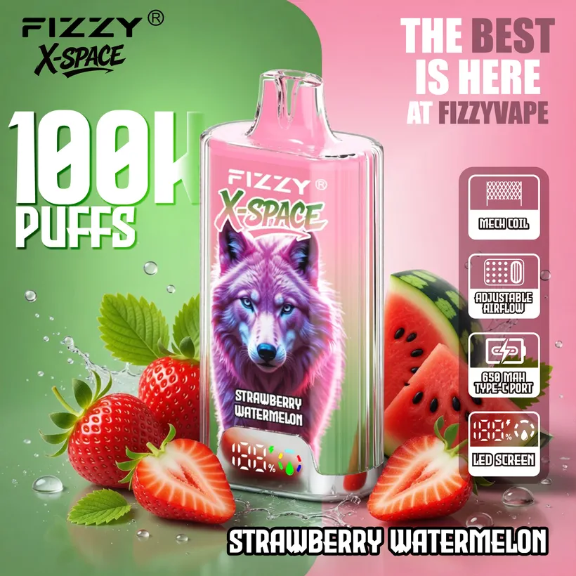 Fizzy 100K Züge X-Space Crystal Nikotinsalz