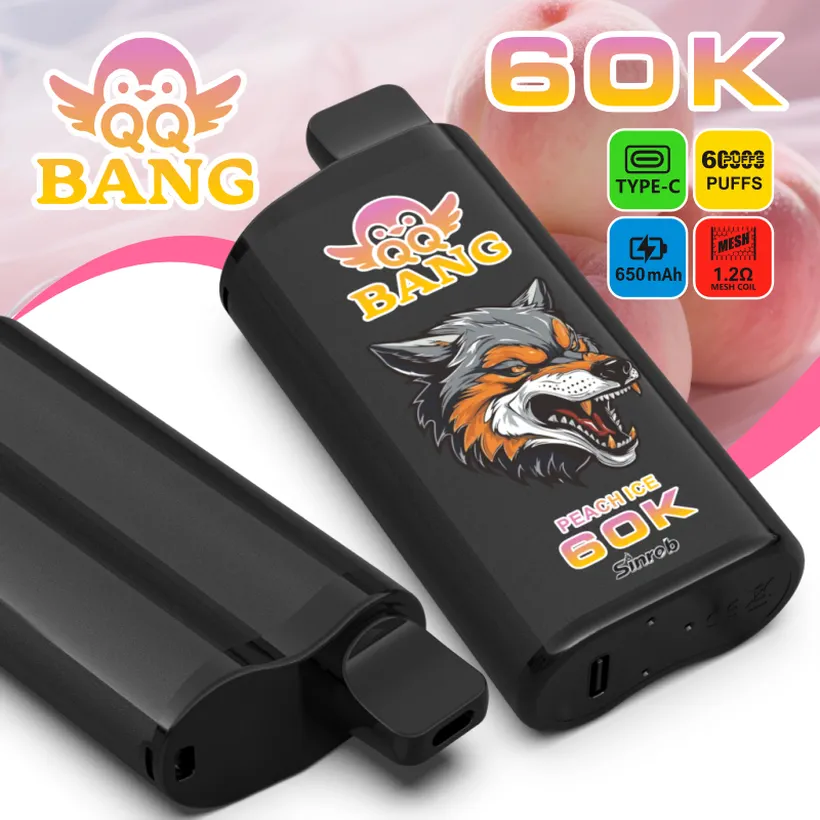 QQ Bang 60k Züge 60000 Puffs Einweg E-Zigarette Vape