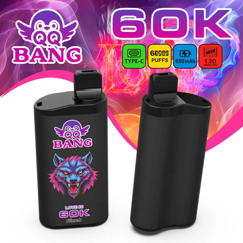 QQ Bang 60k Züge 60000 Puffs Einweg E-Zigarette Vape