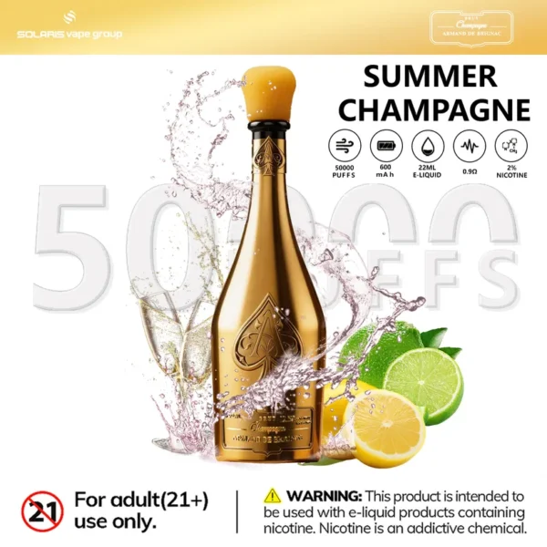 Solaris Champagne 50k Züge 50000 Puffs Armand De Brignac