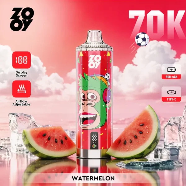 ZOOY 70K Züge 70000 Puffs Crystal Einweg E-Zigarette Vape