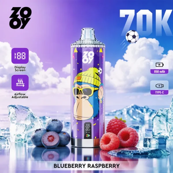 ZOOY 70K Züge 70000 Puffs Crystal Einweg E-Zigarette Vape