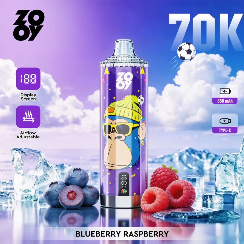 ZOOY 70K Züge 70000 Puffs Crystal Einweg E-Zigarette Vape
