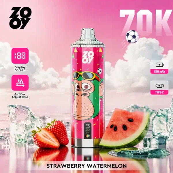 ZOOY 70K Züge 70000 Puffs Crystal Einweg E-Zigarette Vape