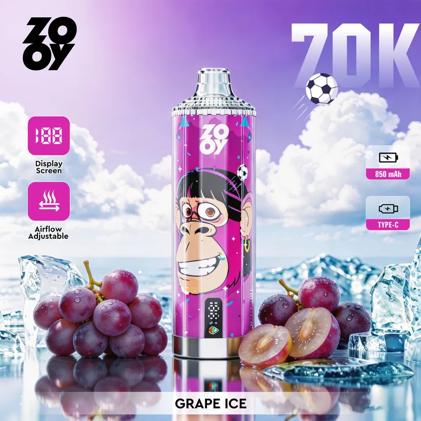ZOOY 70K Züge 70000 Puffs Crystal Einweg E-Zigarette Vape