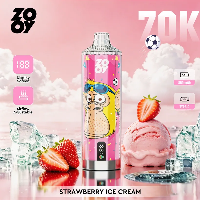ZOOY 70K Züge 70000 Puffs Crystal Einweg E-Zigarette Vape